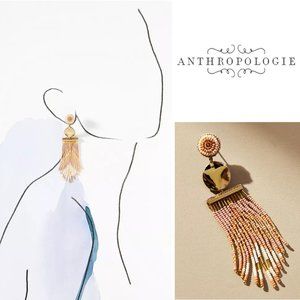 🌷 NEW Anthropologie Deepa Driti Fringe Drop Earrings